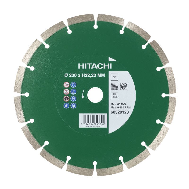 Diamantskæreskive Hikoki 60320123; 230 mm