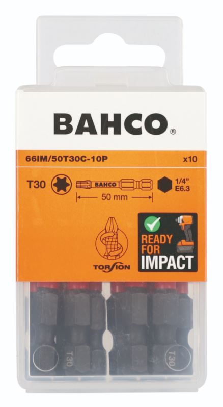 Impuls-drejemundstykke Bahco 66IM/50T30C-10P; T30; 50 mm; 10 stk.