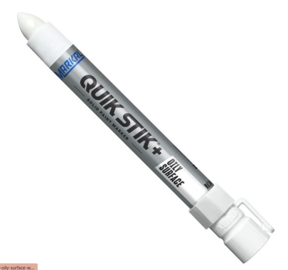 Mærkepenne Markal MK28880; hvit