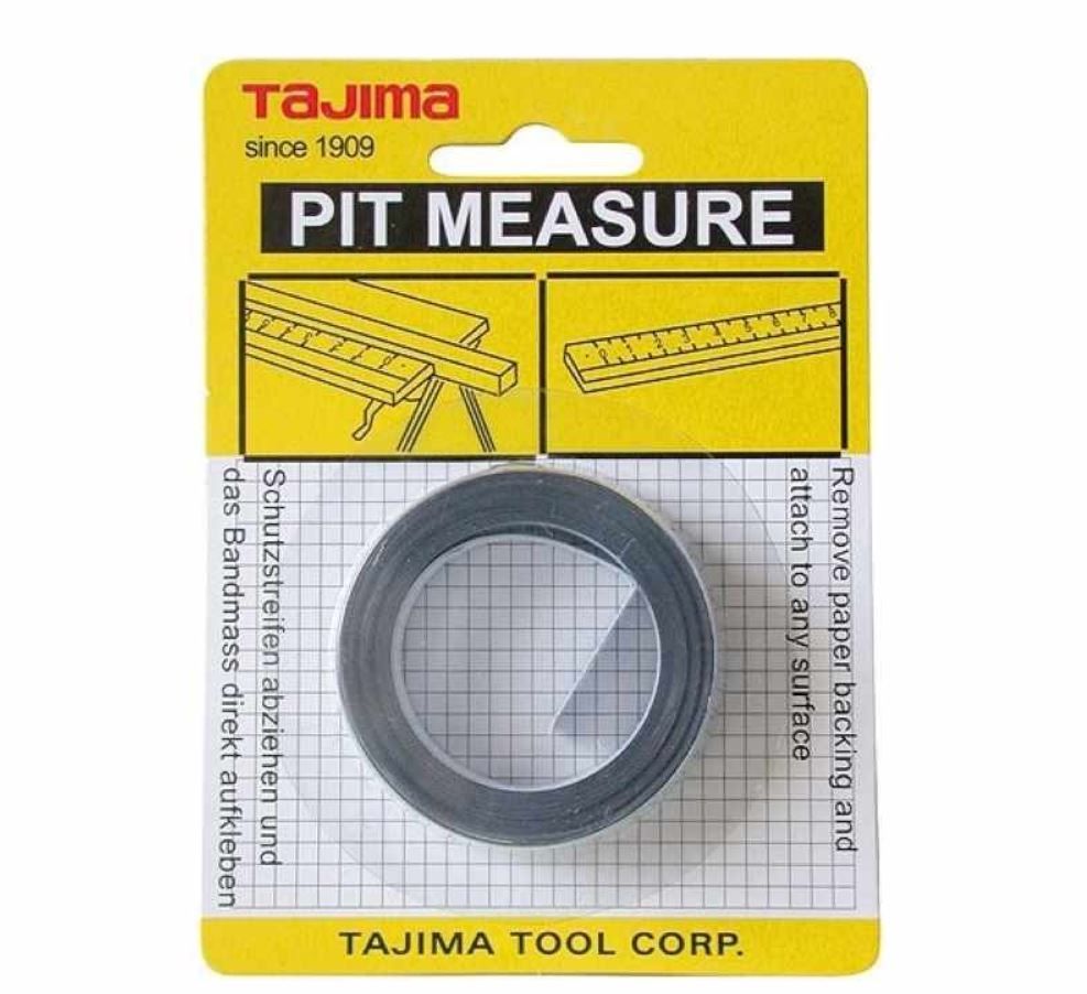 Målebånd Tajima PIT-50C-EUR; 5 m; klæbrig