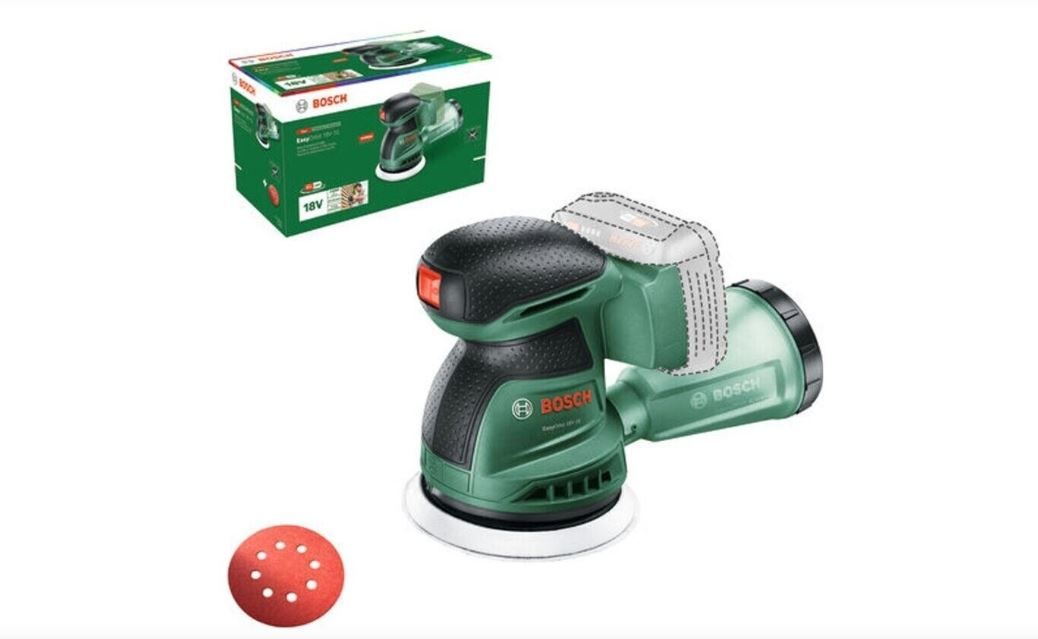 Excentersliber Bosch EasyOrbit 18V-10; 18 V (uden batteri og oplader)