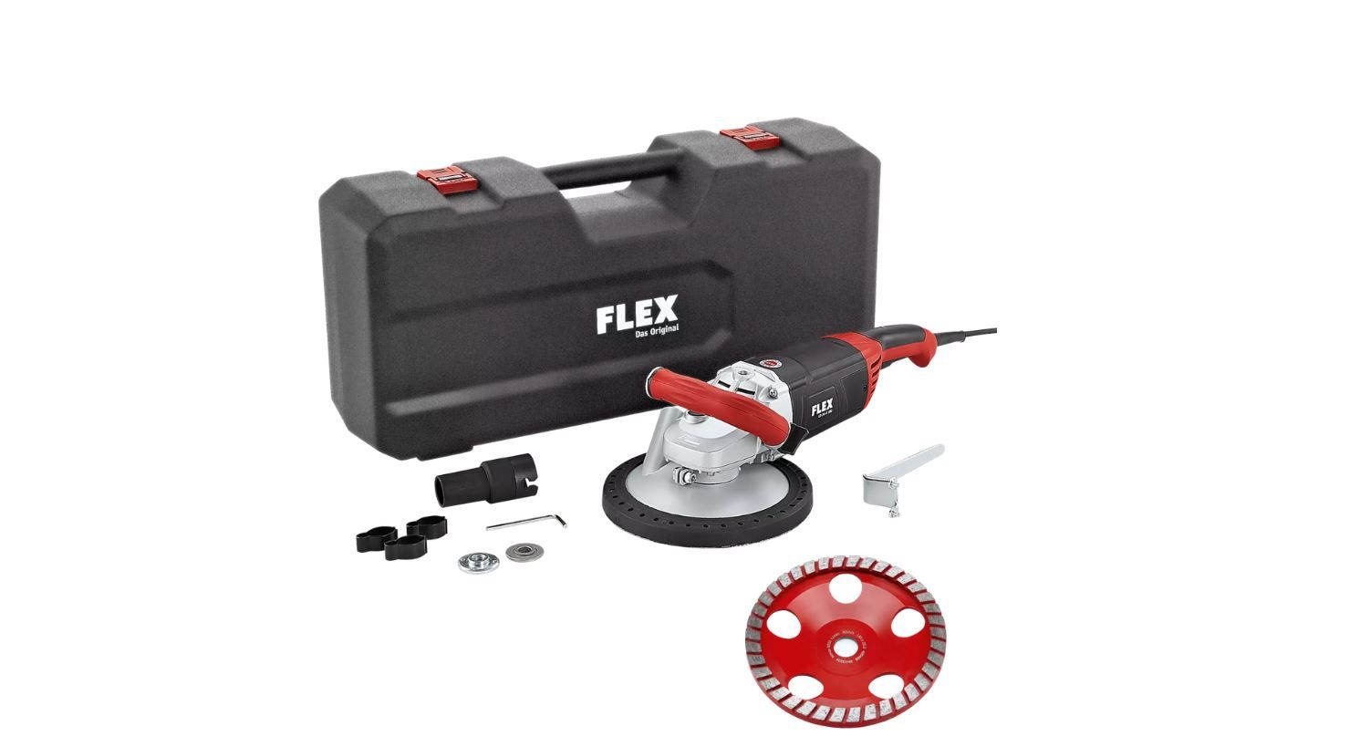 Betonmølle Flex LD 24-6 180; 2400 W; 180 mm; med koffert