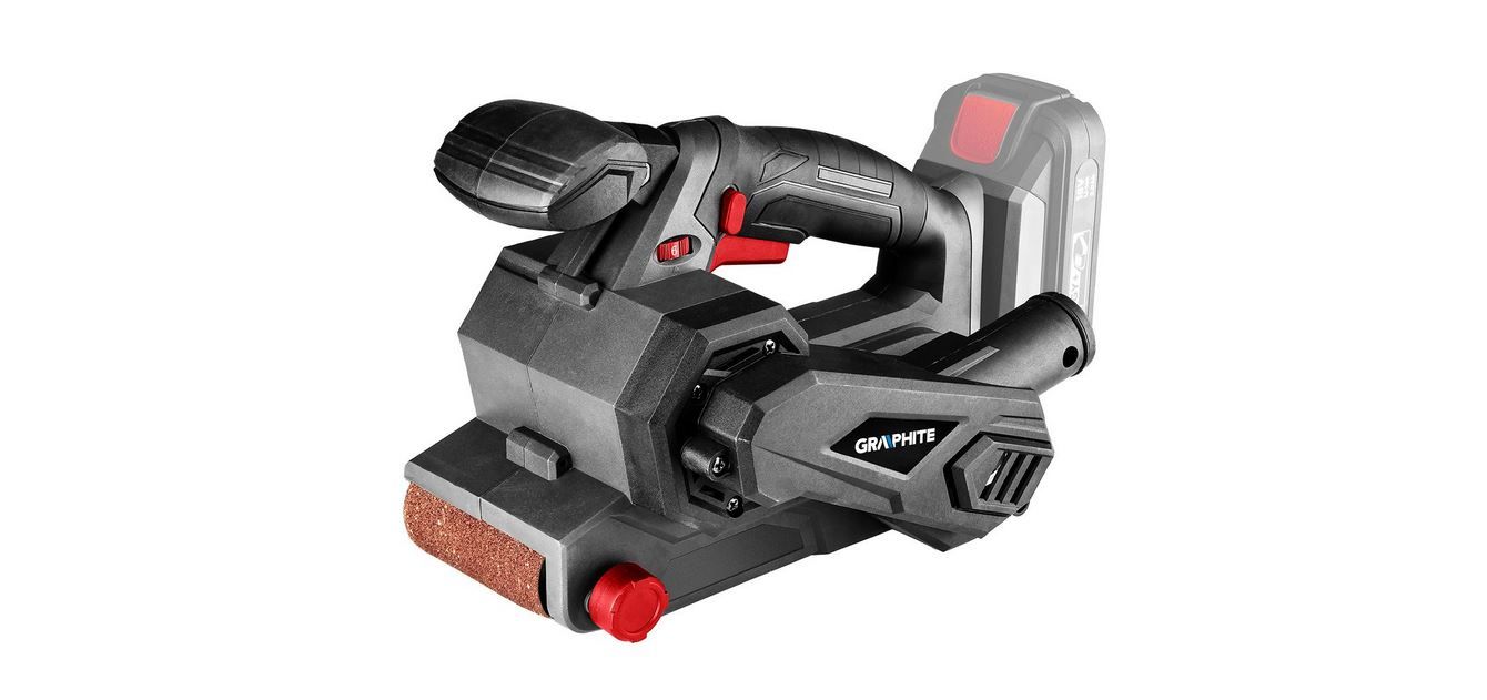 Båndsliber Graphite 58GE136; 18 V (uden batteri og oplader)