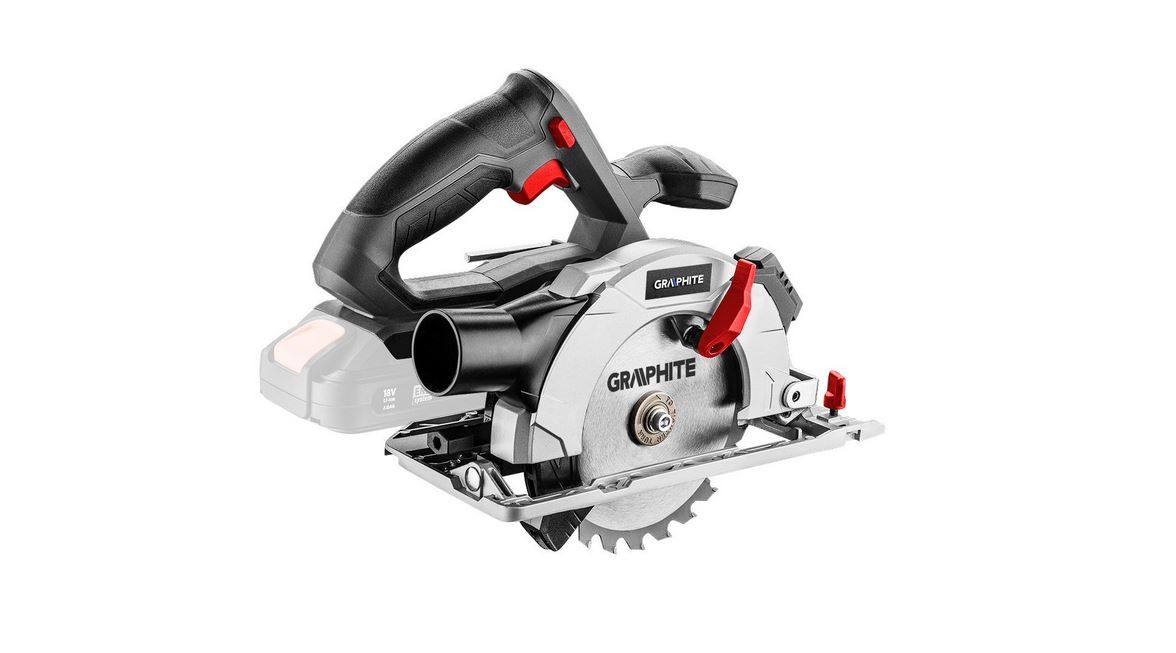 Batteridrevet rundsav Graphite 58G008; 18 V (uden batteri og oplader)