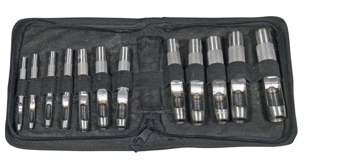 Hultang til læder Condor Werkzeug C0080/12; 3-16 mm; 12 stk.