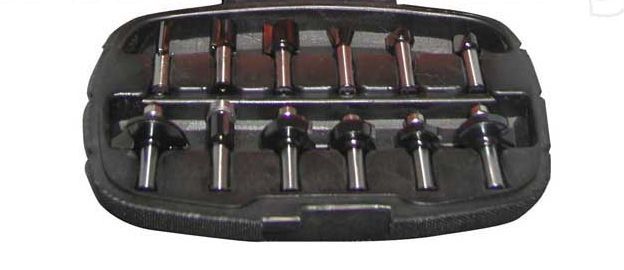 Fræsersæt Bosch; 12 stk.