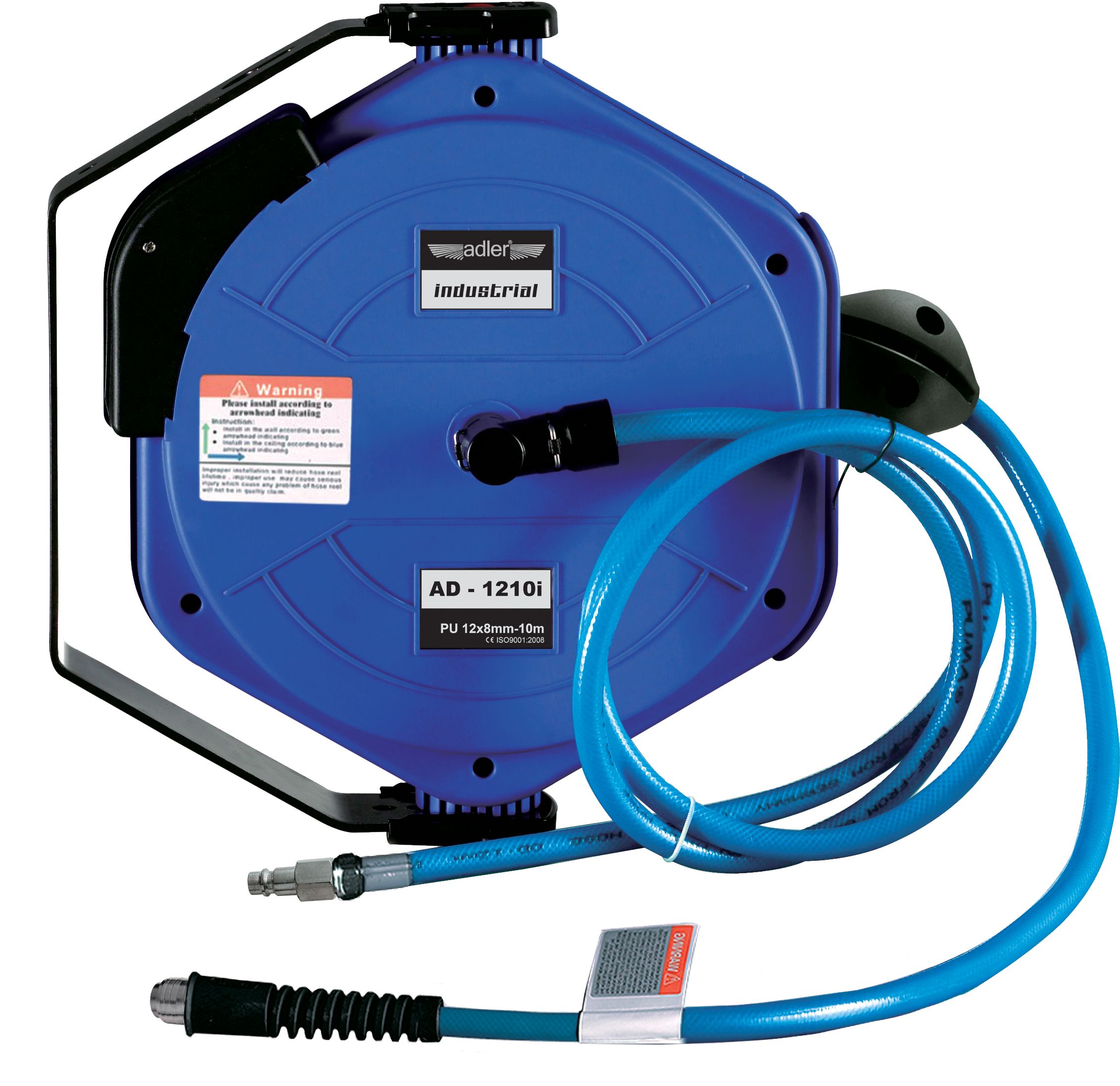 Kompressorluftslang på hjul Adler 3122.0; 10 m