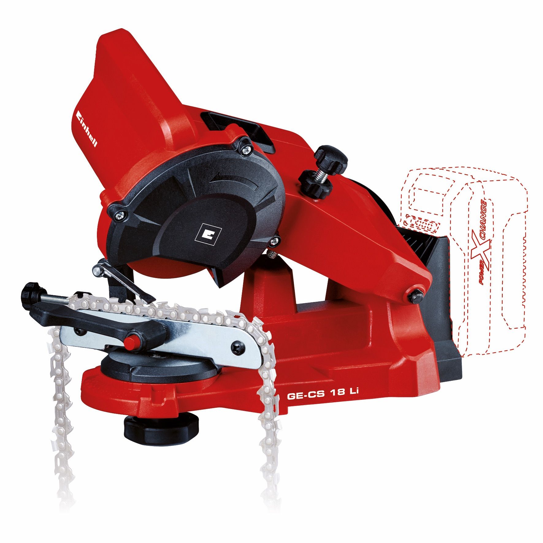 Kjedesliper Einhell GE-CS 18 Li Solo; 18 V (uden batteri og oplader)