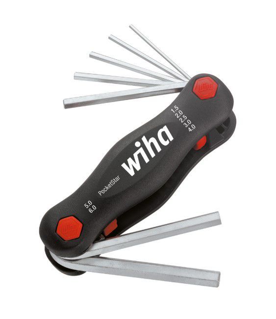 Sekskantnøgle sæt Wiha WIH/351/PK7; 1,5-6 mm; 7 stk.