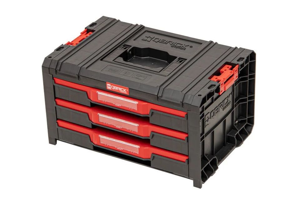 Værktøjskasse Qbrick PRO 2.0 Expert; med 3 skuffer