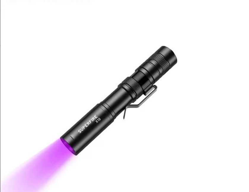 Lommelygte Superfire X18-U; UV