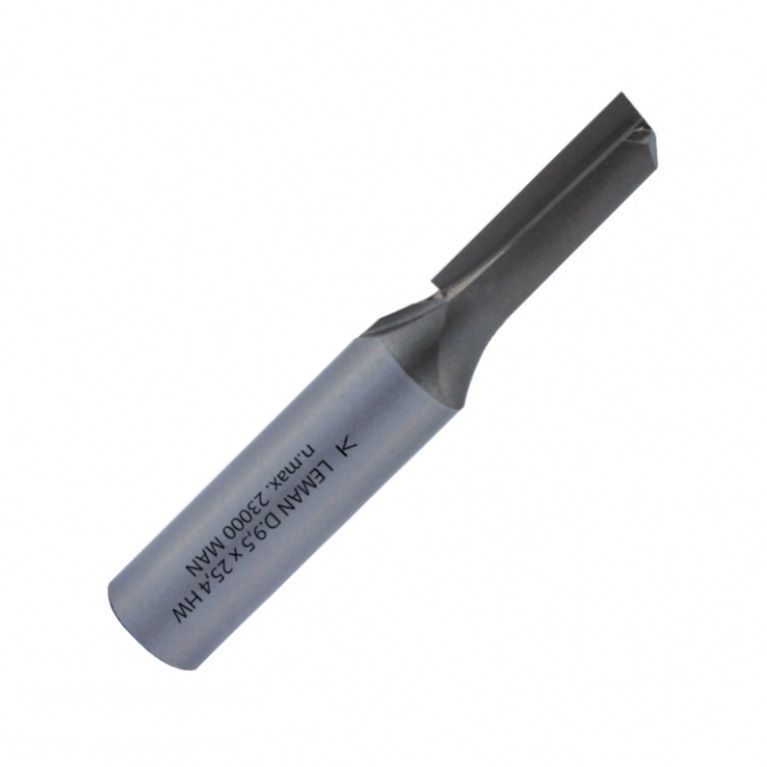 Lige notfræser LEMAN F4502-709-00; 9,5 mm; 12 mm