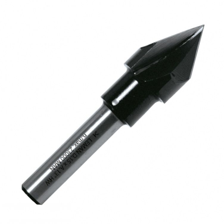 V-rille fræser LEMAN F4318-700-00; 15 mm; 8 mm