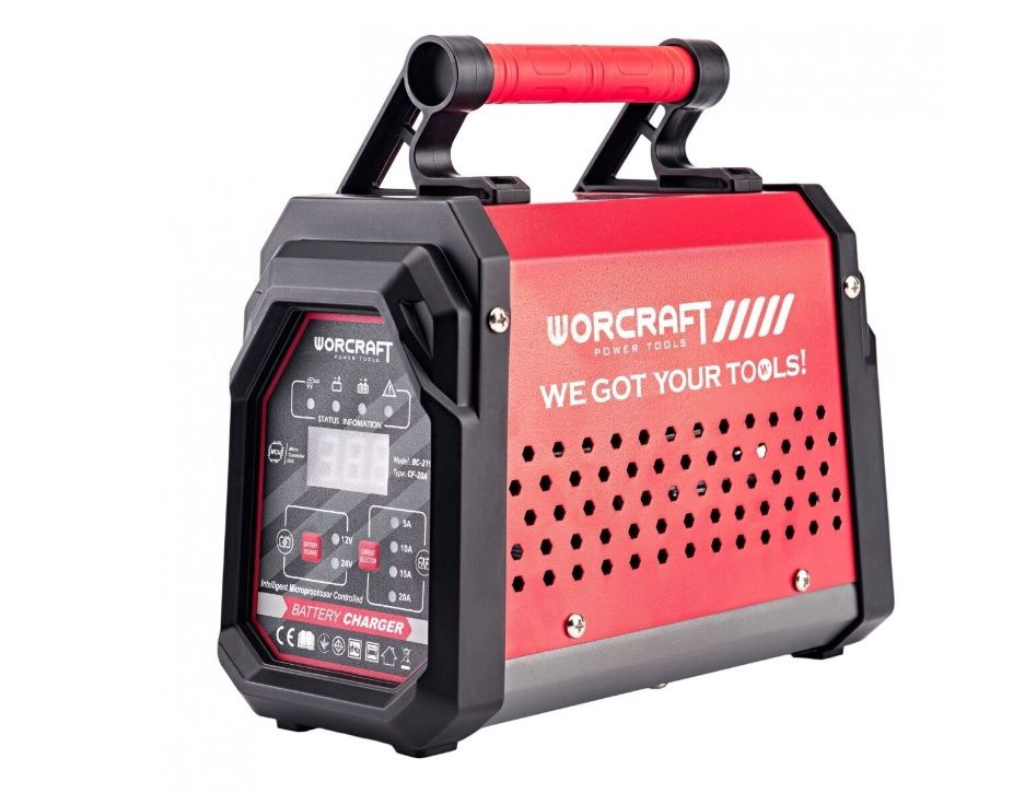 Oplader Worcraft BC219; 12/24 V; 10-300 Ah