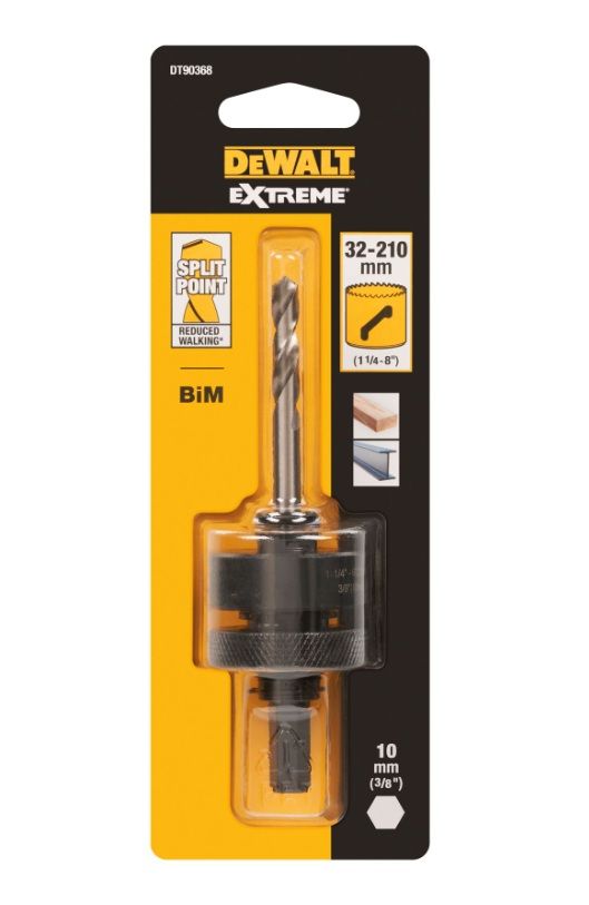 Adapter til borekrone DeWalt DT90368-QZ; 10 mm; 32-210 mm