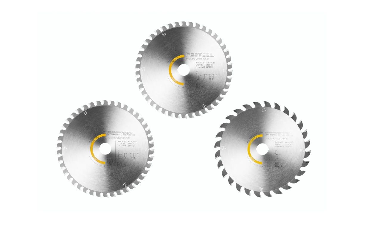 Skæreplader Festool 578566; 168x20x1,8 mm; Z28/Z42; 10°/15°; 3 stk.