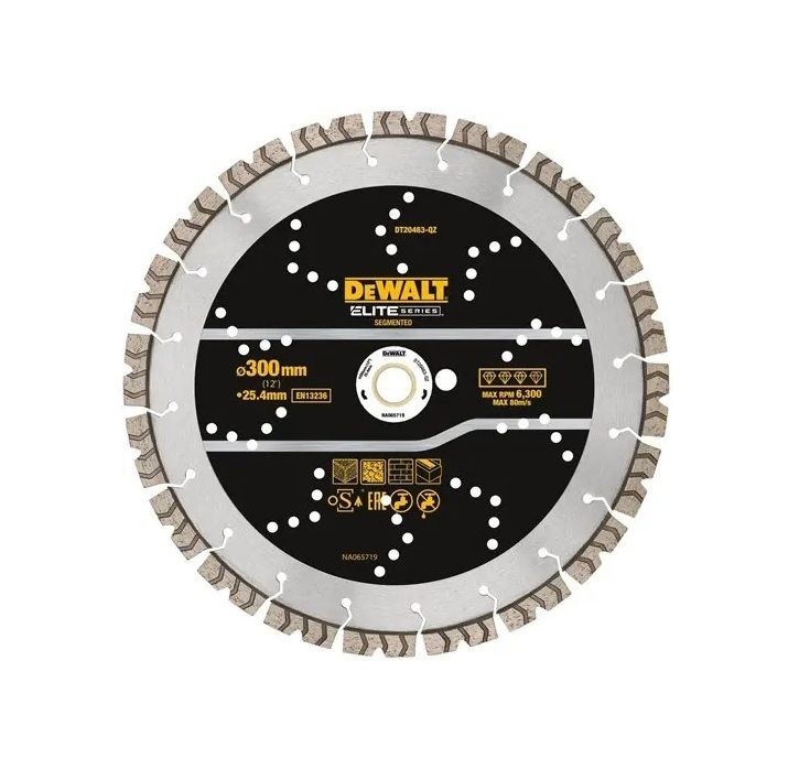 Diamantskæreskive DeWalt DT20463-QZ; 300x25,4x3,8 mm