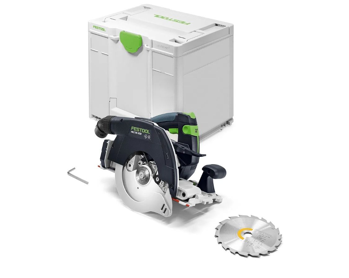 Batteridrevet rundsav Festool HKC 55 KEB-Basic; 18 V (uden batteri og oplader)