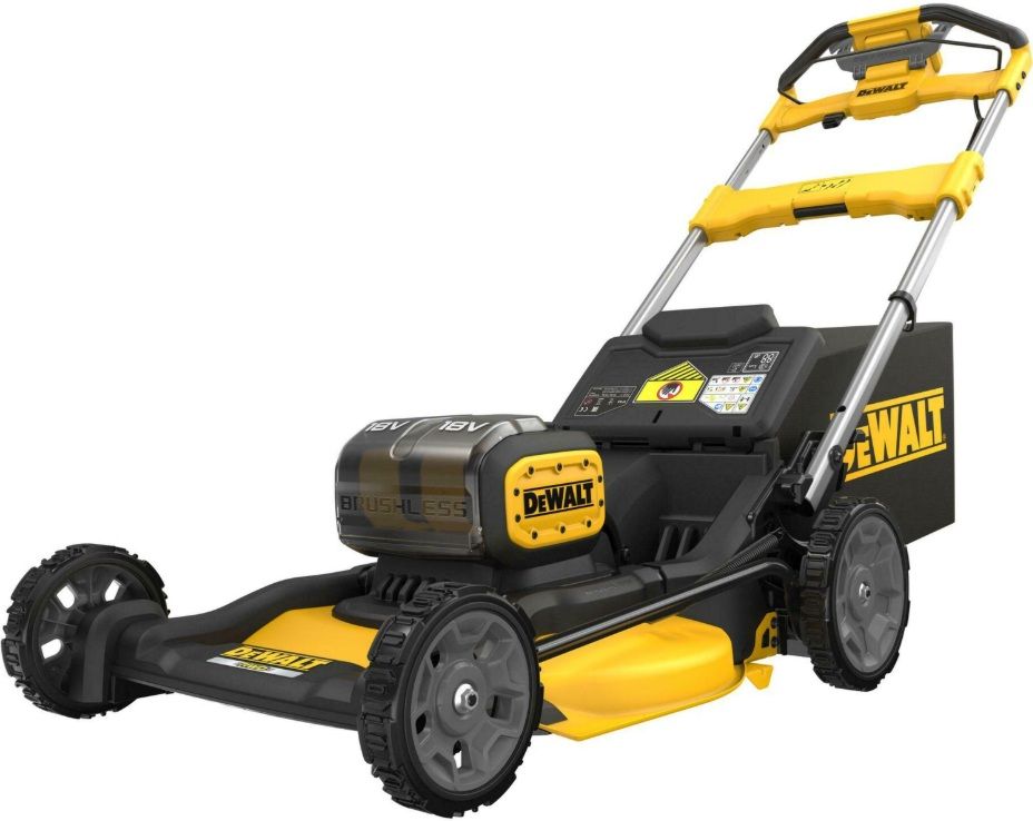 Akku plæneklipper selvgående DeWalt DCMWSP156W2; 2x18 V; 2x8,0 Ah batt.