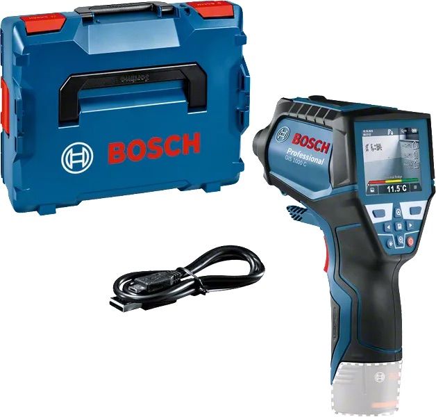 Digital fugtighedsmåler Bosch GIS 1000 C; 10,8 V (uden batteri og oplader)