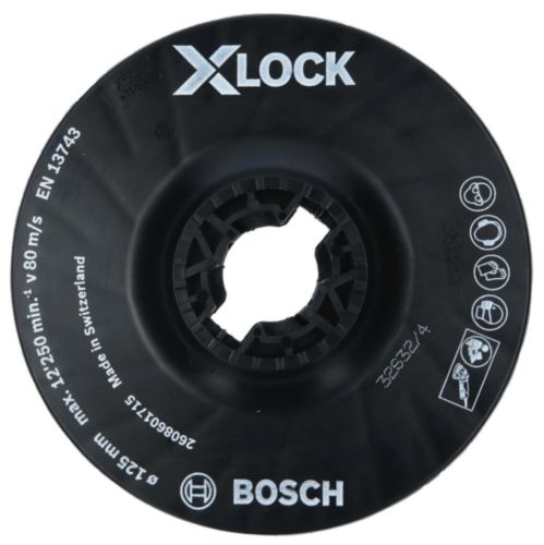 Slibesåle Bosch X-LOCK, 125 mm medium hård