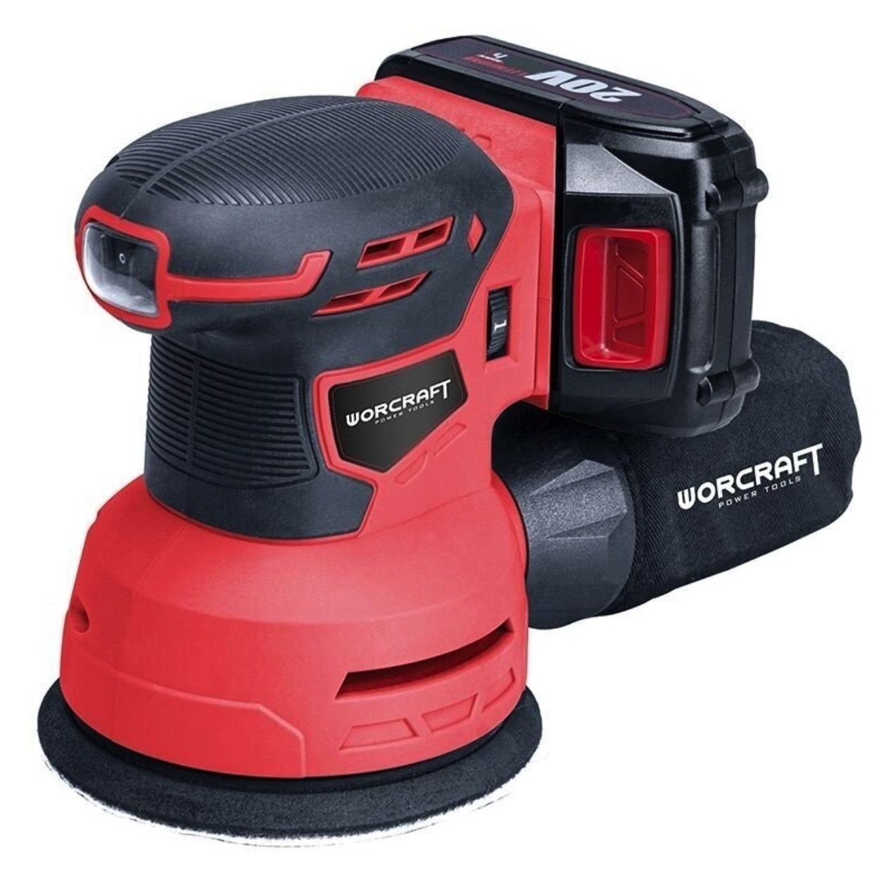 Excentersliber Worcraft CRS-S20Li; 20 V; 1x4,0 Ah batt.