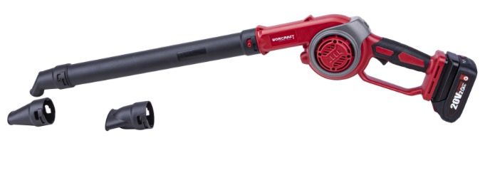 Akku løvblæser Worcraft CLBS20LiA; 20 V; 1x4,0 Ah batt.