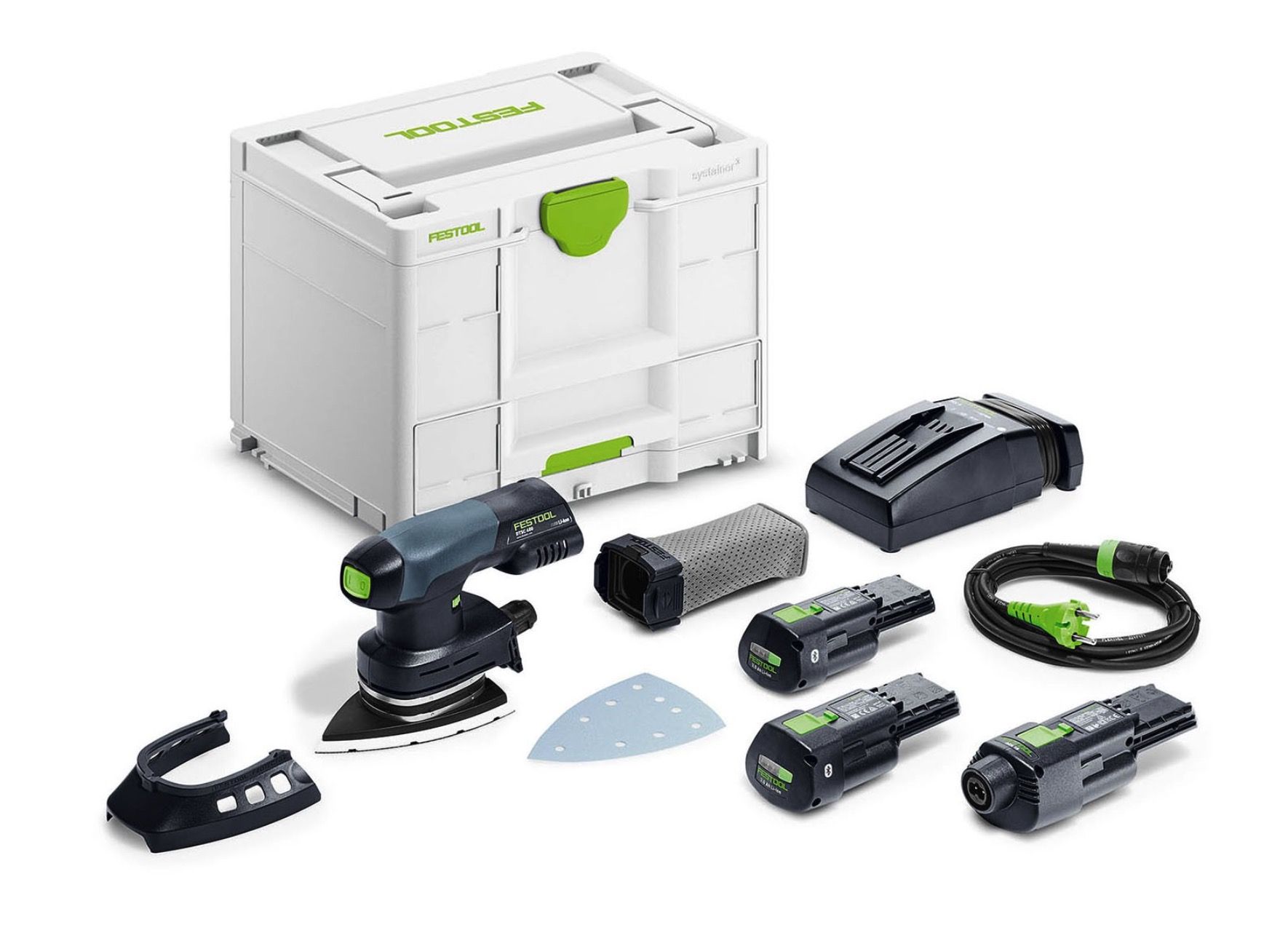 Batteridrevet multisliber Festool DTSC 400 3,0 I-Set; 18 V; 2x3,0 Ah batt.