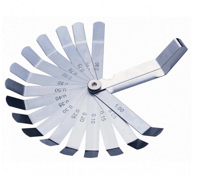 Precisionsfølermåler Sata S09402; 0,05-1,0 mm; 16 stk.