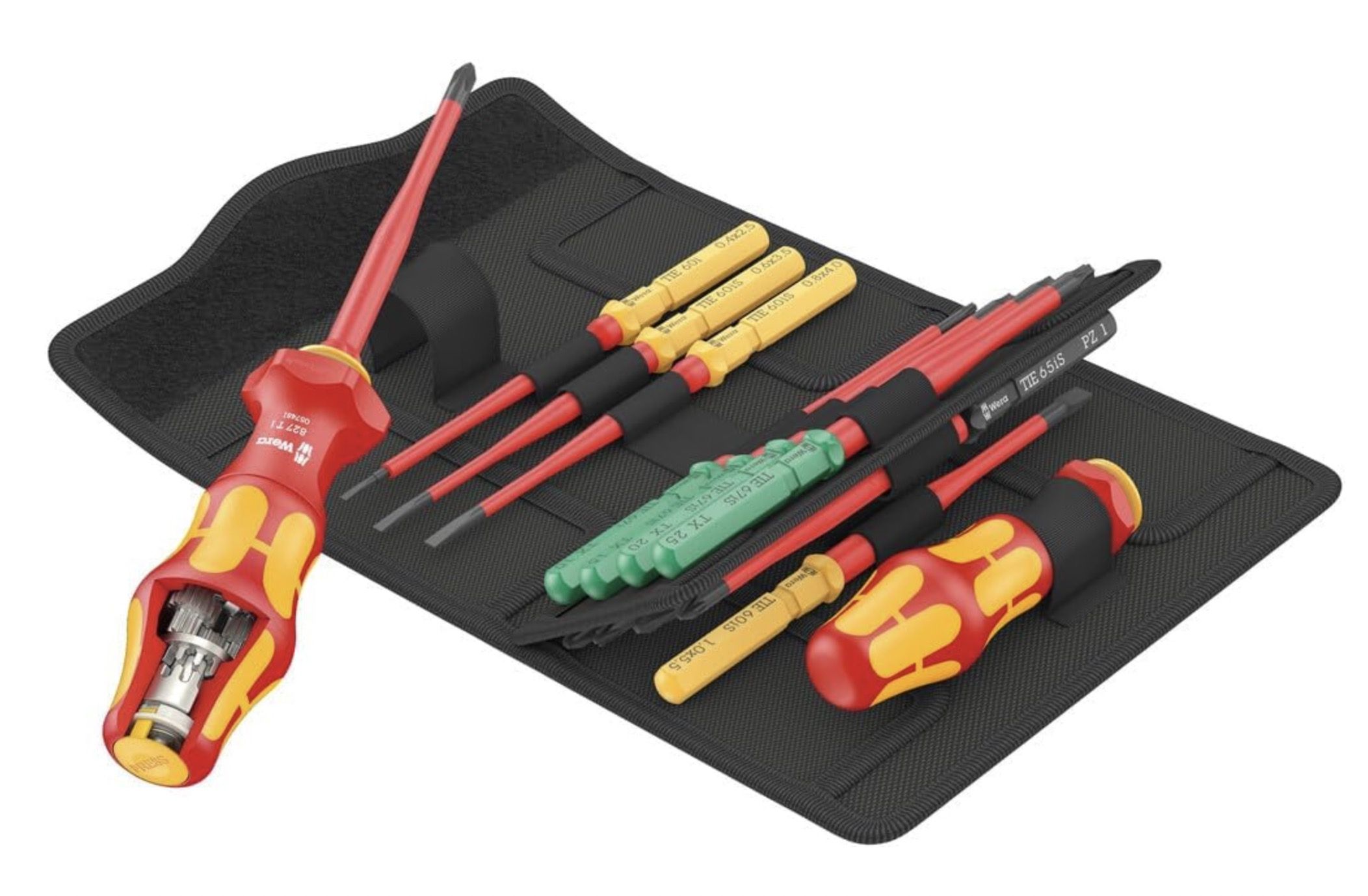 Dynamometer skruetrækker Wera Kraftform Kompakt Turbo i 1  + bitssæt