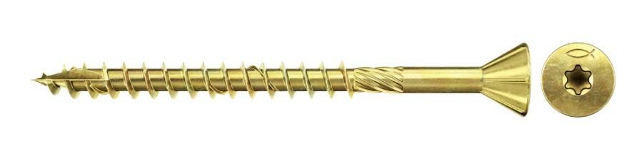 Træskrue Fischer FDF-ST YZP; 3,5x40 mm; TX10; 200 stk.