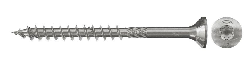 Træskrue Fischer FPF-ST P; 6,0x70 mm; TX30; 100 stk.