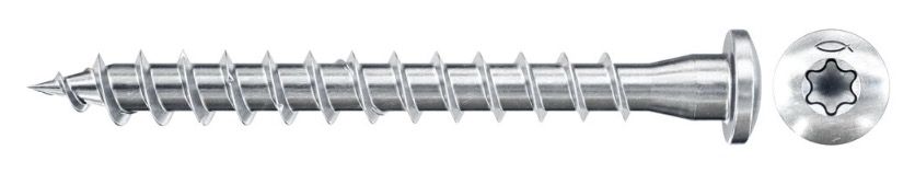 Træskrue Fischer FPF-PT ZPF; 5,0x50 mm; TX20; 200 stk.