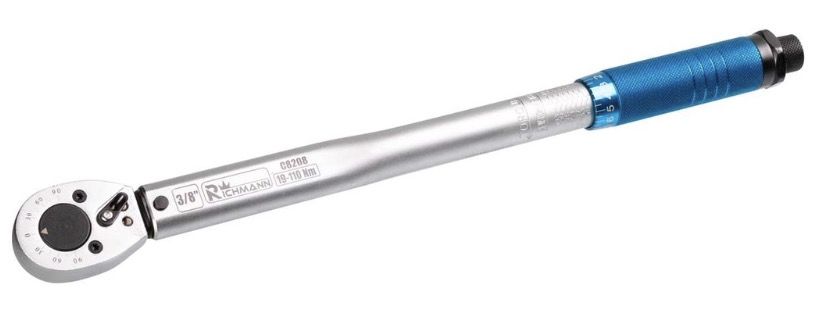 Momentnøgle Richmann C8208; 3/8''; 19-110 Nm
