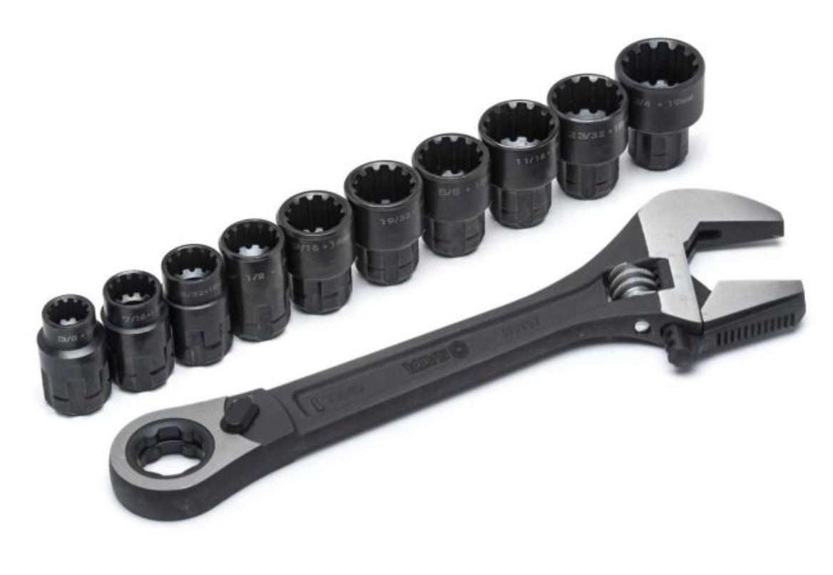 Socket nøglesæt Sata ST09000; 10-19 mm; 11 stk.