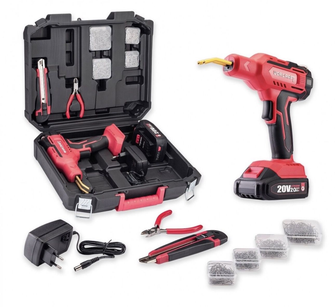 Svejsemaskine Worcraft CPW-S20Li; 20 V; 1x2,0 Ah batt.