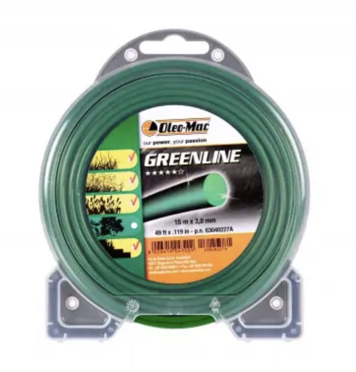 Trimmertråd Oleo-Mac 63040227A; 3,0 mm/15 m