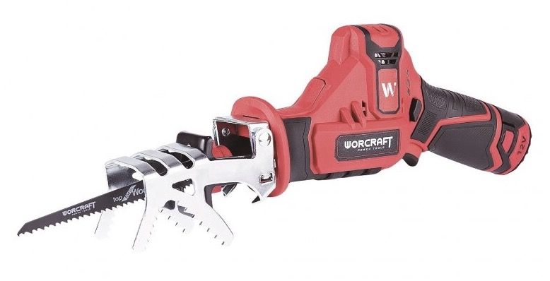 Batteridrevet bajonetsav Worcraft CSS12Li; 12 V; 2x2,0 Ah batt.