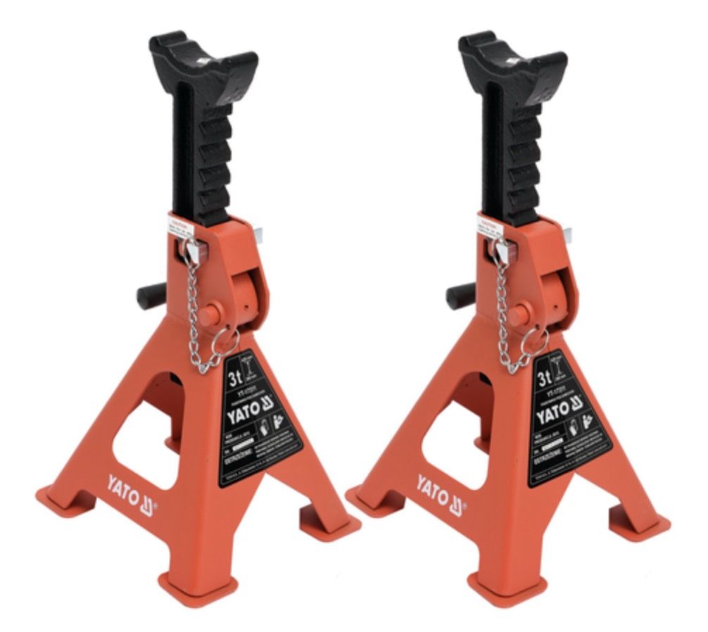 Leje til bil Yato YT-17311; 3000 kg; 2 stk.