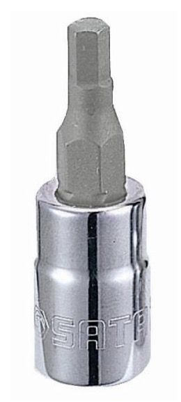 Topnøgle Sata S21201; 1/4''; HEX3