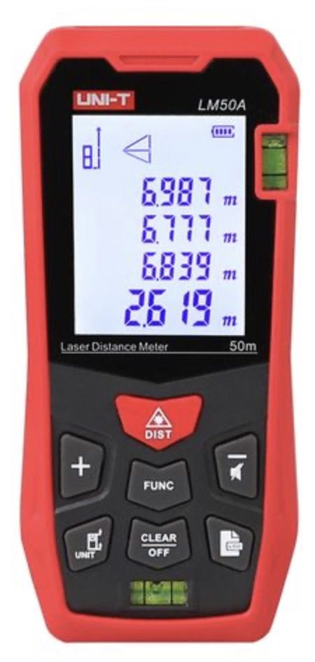 Laserafstandsmåler UNI-T LM50A