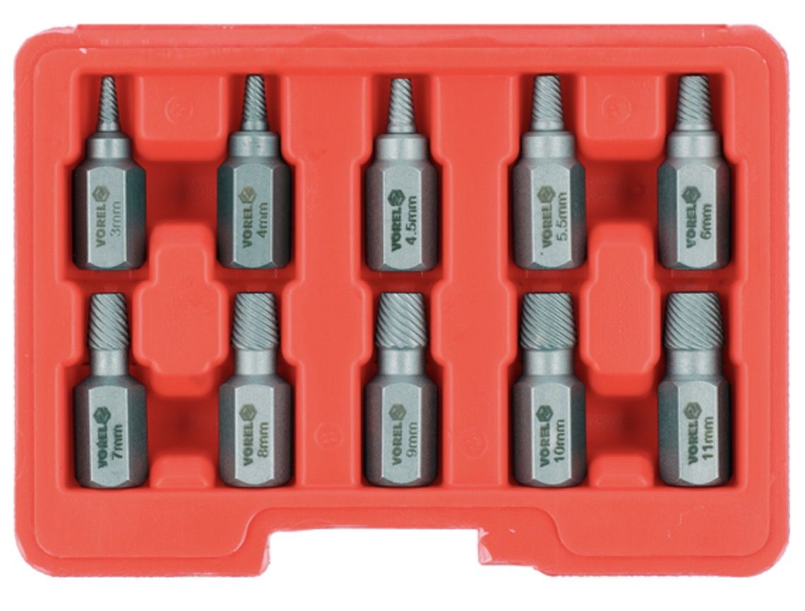 Skrueudtræk Vorel 24007; 3-11 mm; 10 stk.
