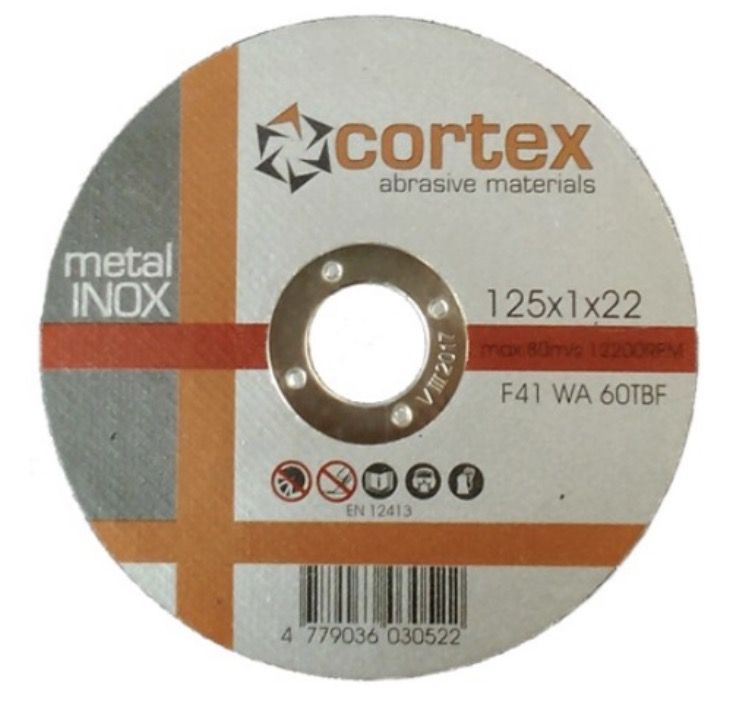 Skæreskive Cortex 18261; 125x1,0x22,2 mm