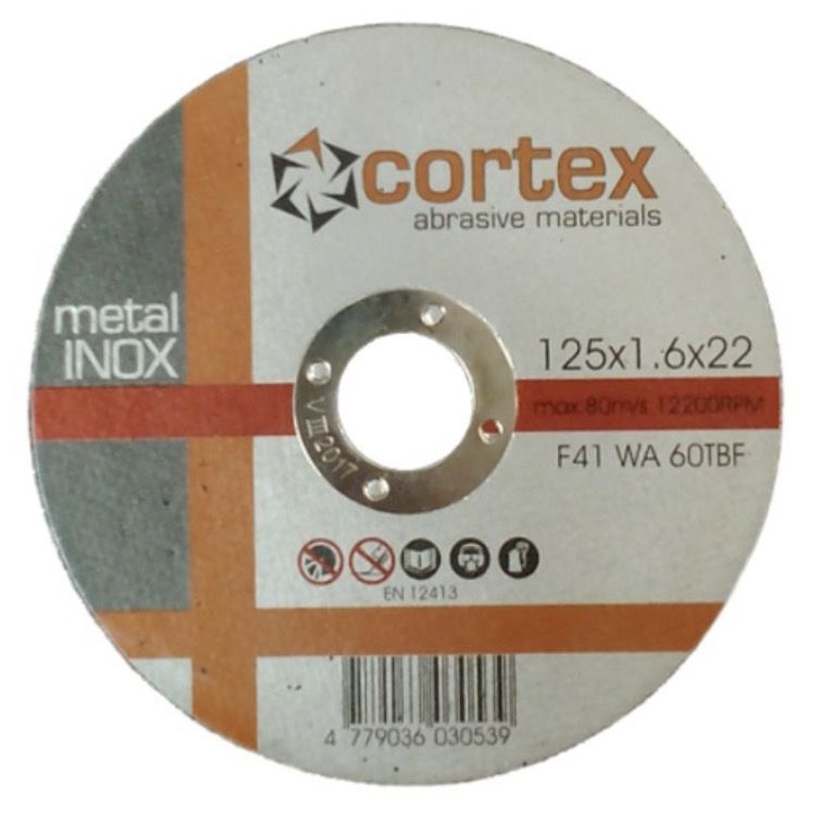 Skæreskive Cortex 18262; 125x1,6x22,2 mm