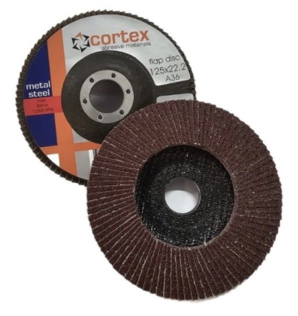 Fanformet slibeskive Cortex 30917; 125x22,2 mm; P24