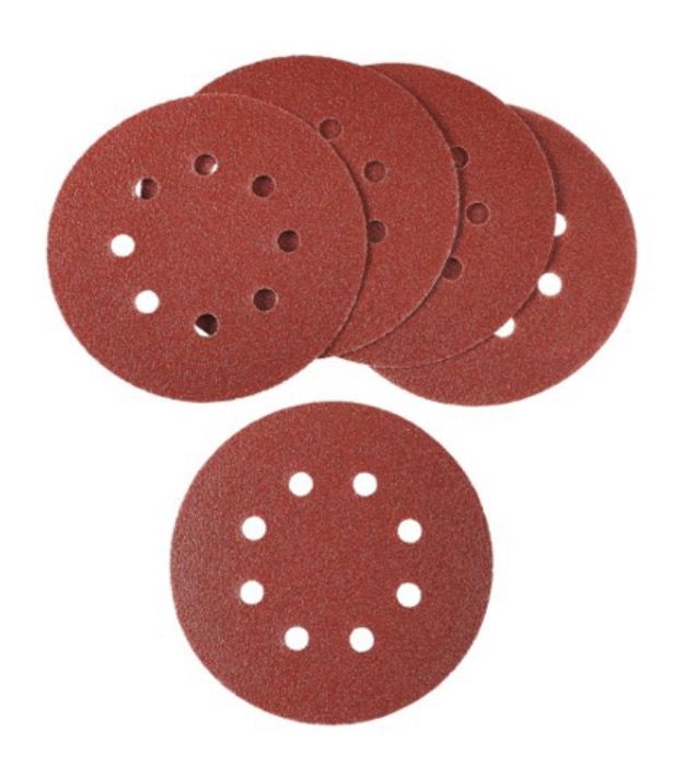 Sandpapir Cortex 18150; 125 mm; P80; 5 stk.