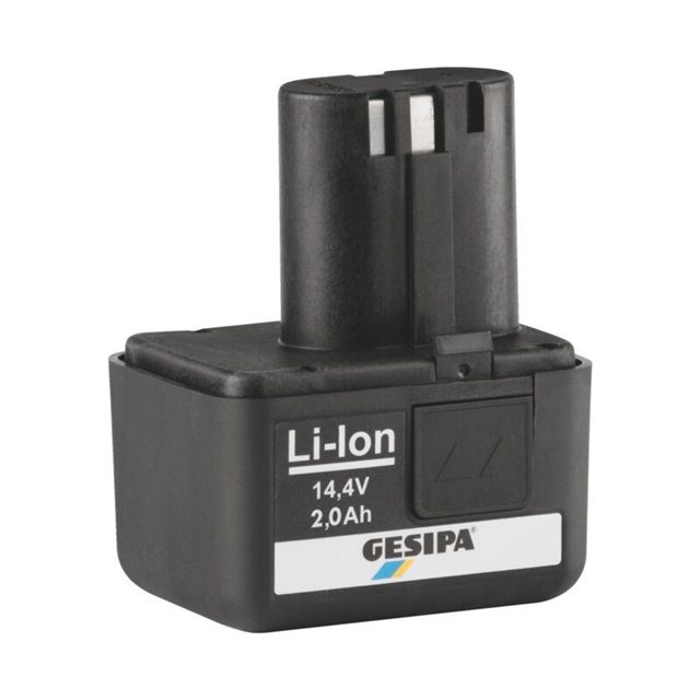 Batteri Gesipa 1666440; 14,4 V; 2,0 Ah; Li-ion