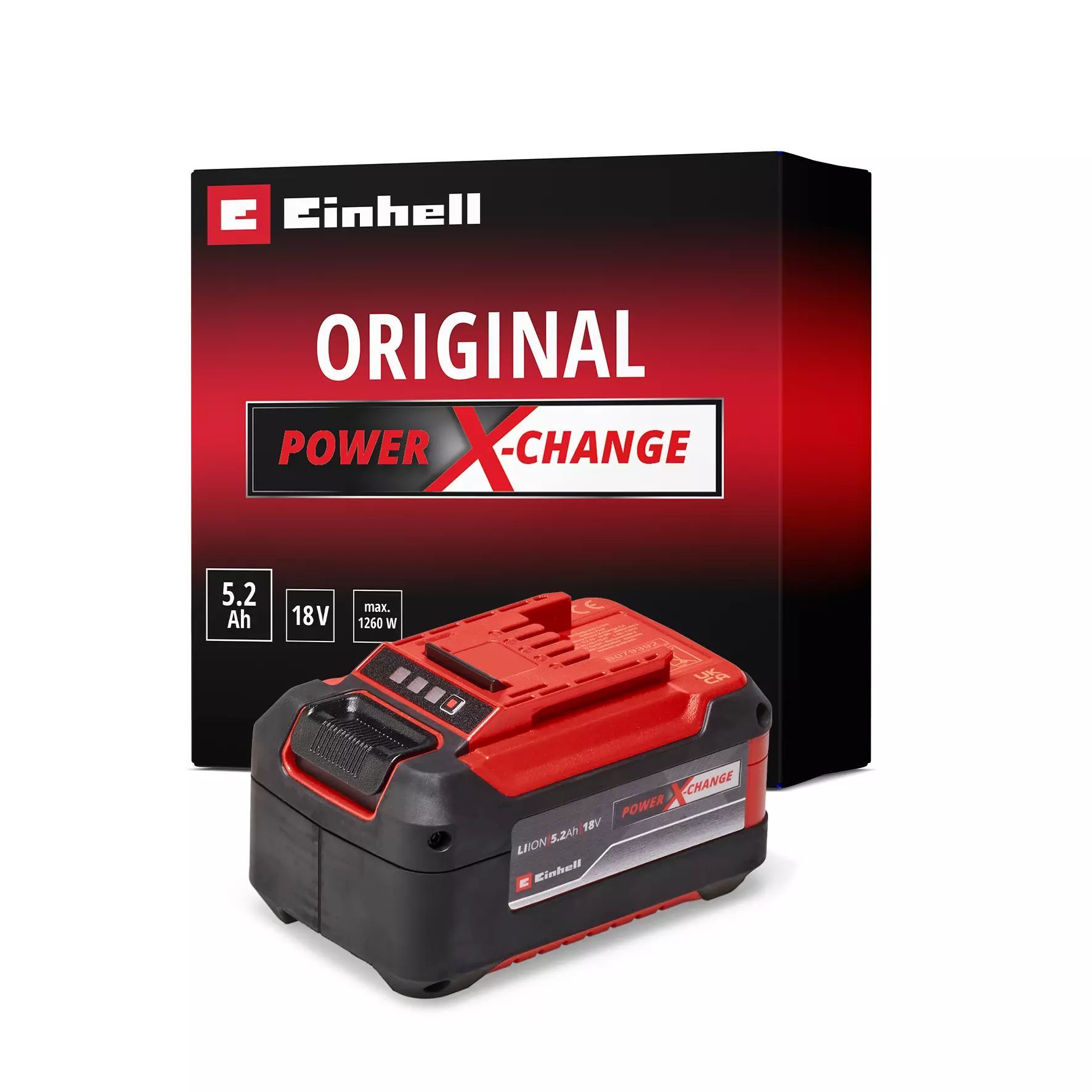 Batteri Einhell X-Change Plus; 18 V; 5,2 Ah