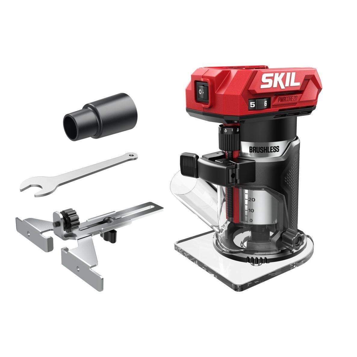 Batteridrevet kantfræser Skil 3170 CA; 20 V (uden batteri og oplader)