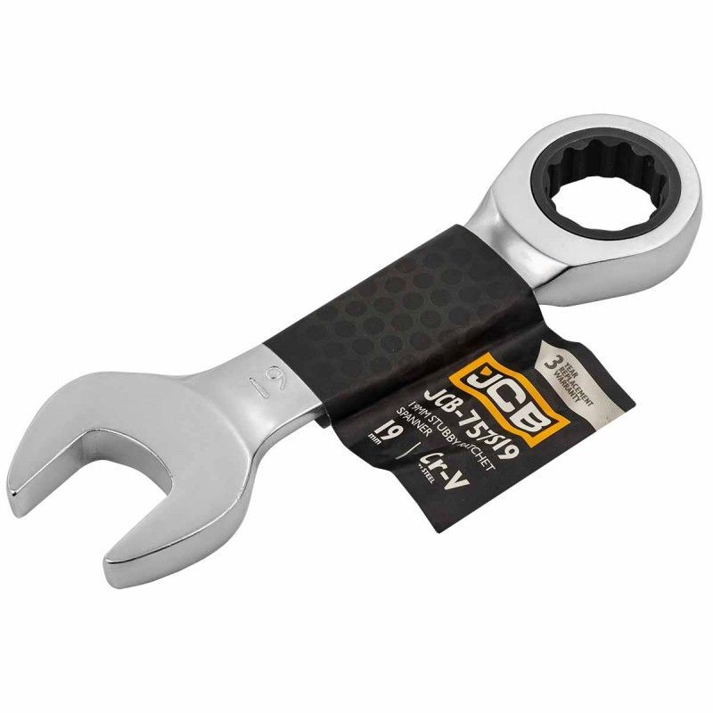 Ratcheting kombinationsnøgle JCB 757S19; 19 mm